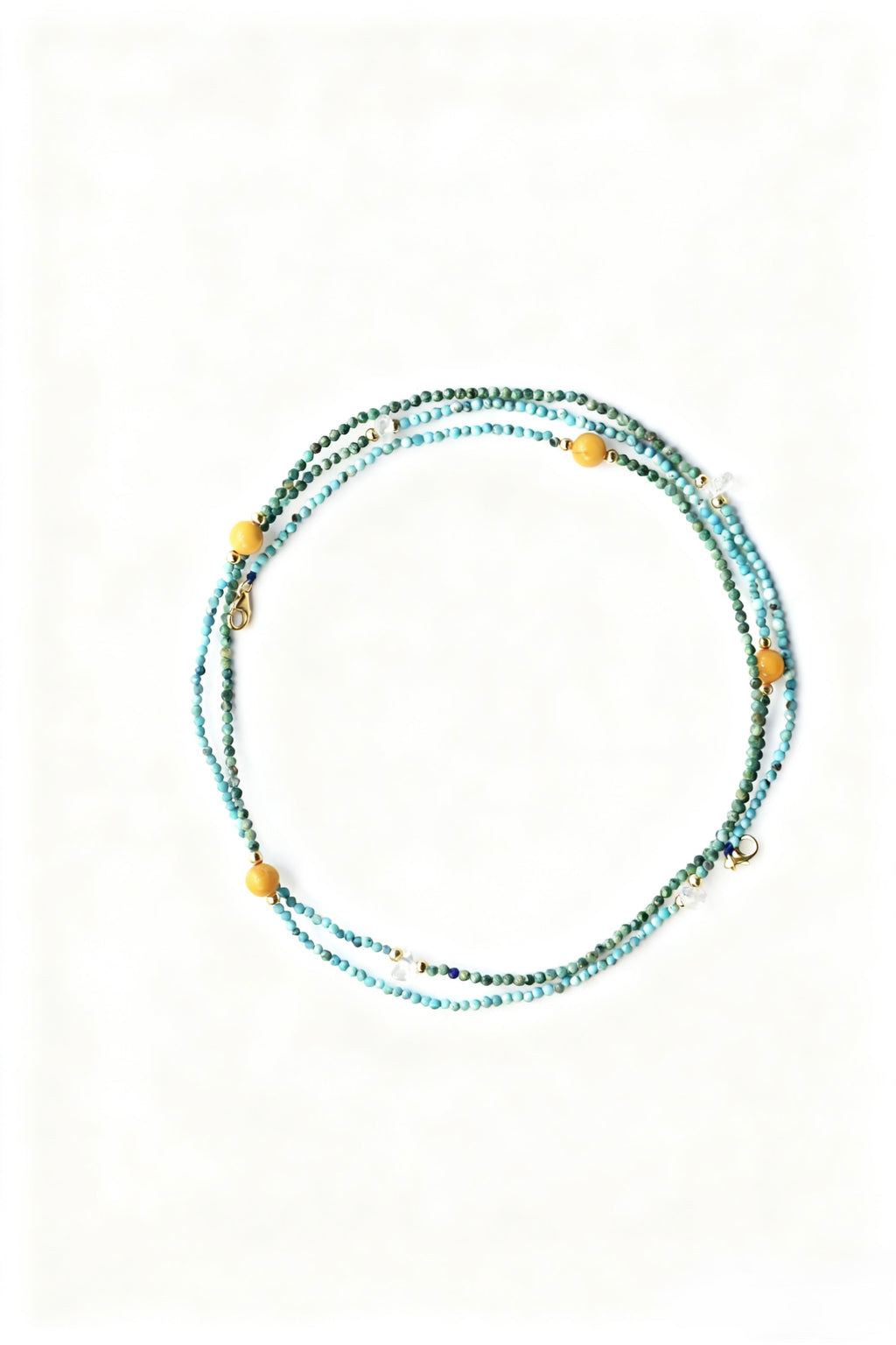 Turquoise & Amber Multi-Use Chain