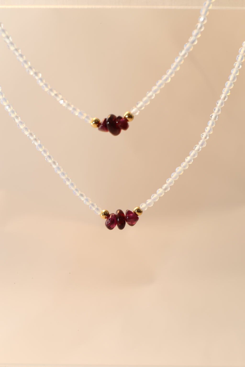 Opal & Garnet Multi-Use Chain