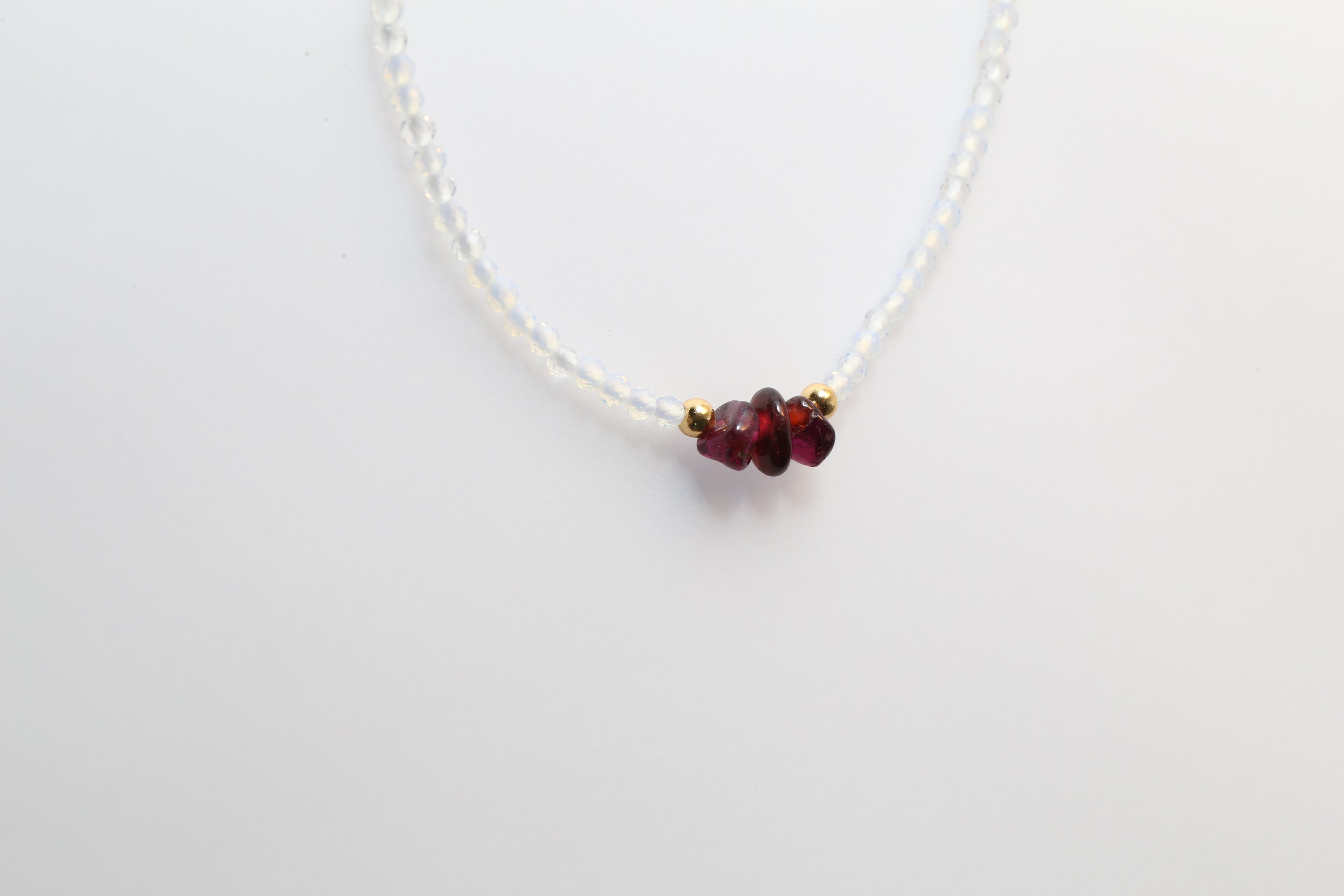 Opal & Garnet Multi-Use Chain