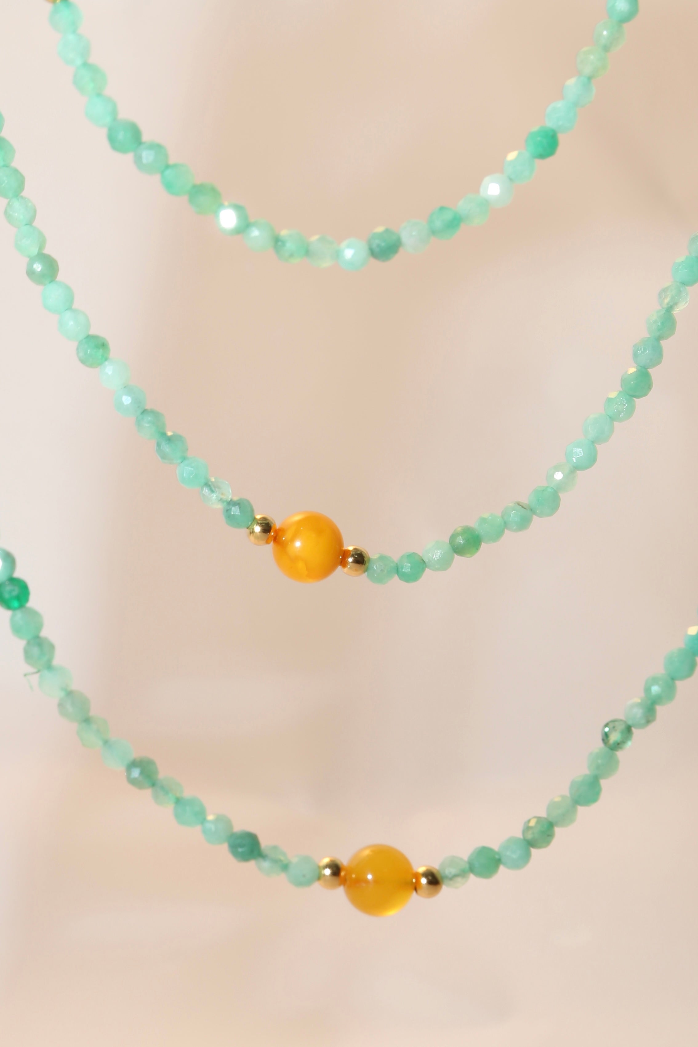 Emerald & Amber Multi-Use Chain