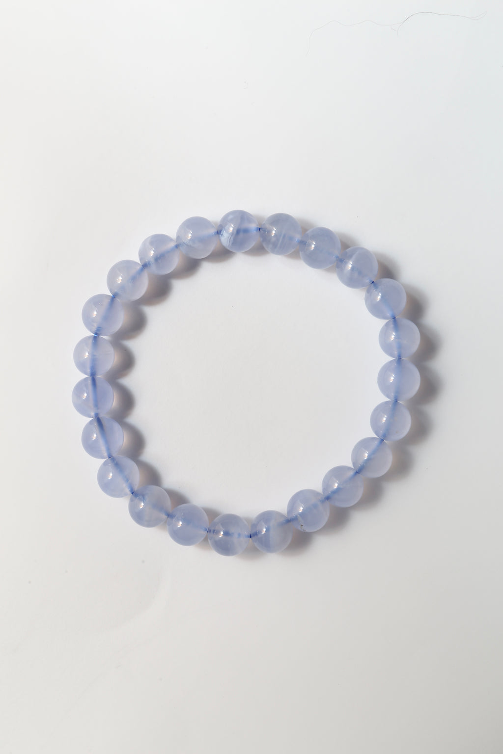 Natural Blue Chalcedony Bracelet