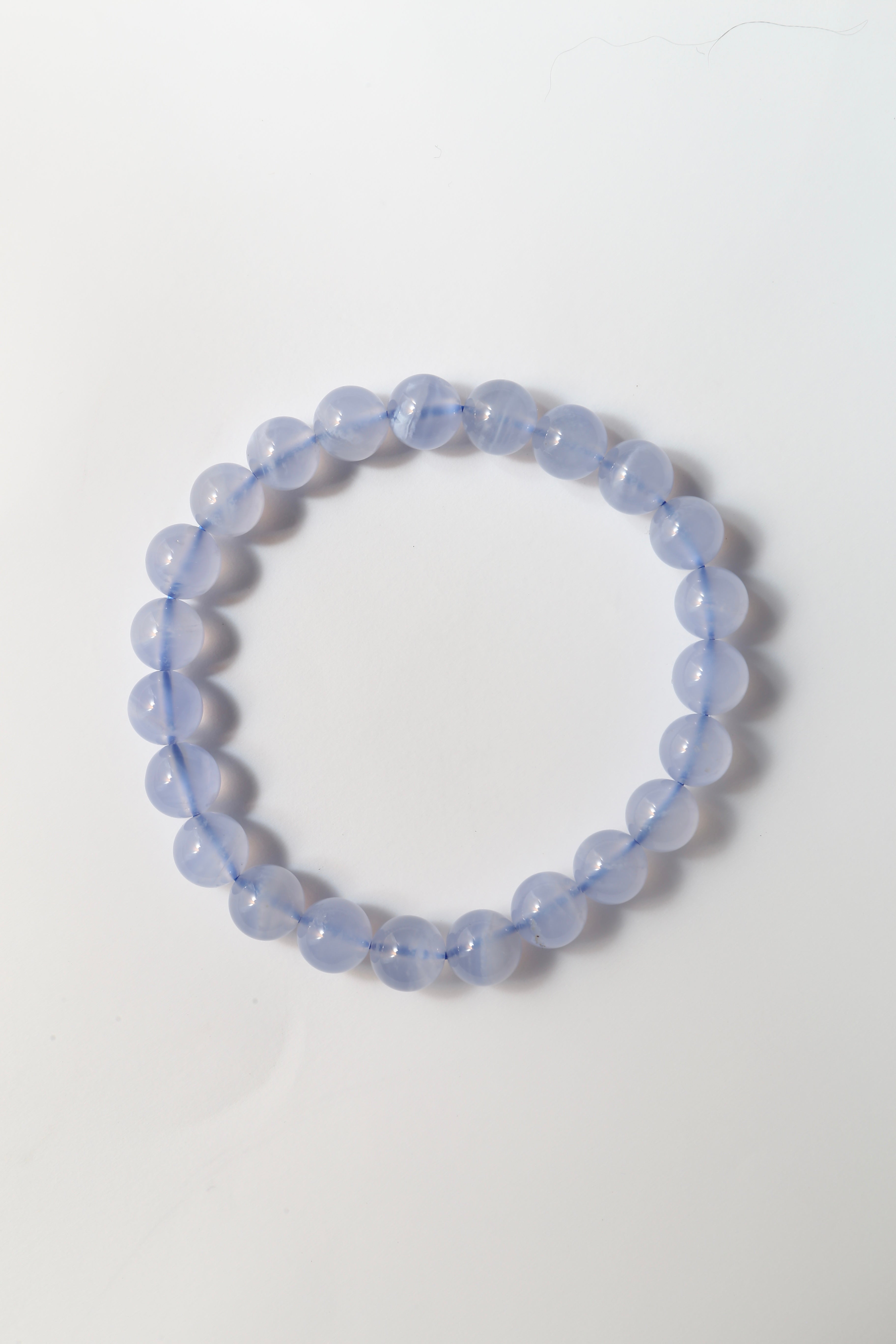 Natural Blue Chalcedony Bracelet