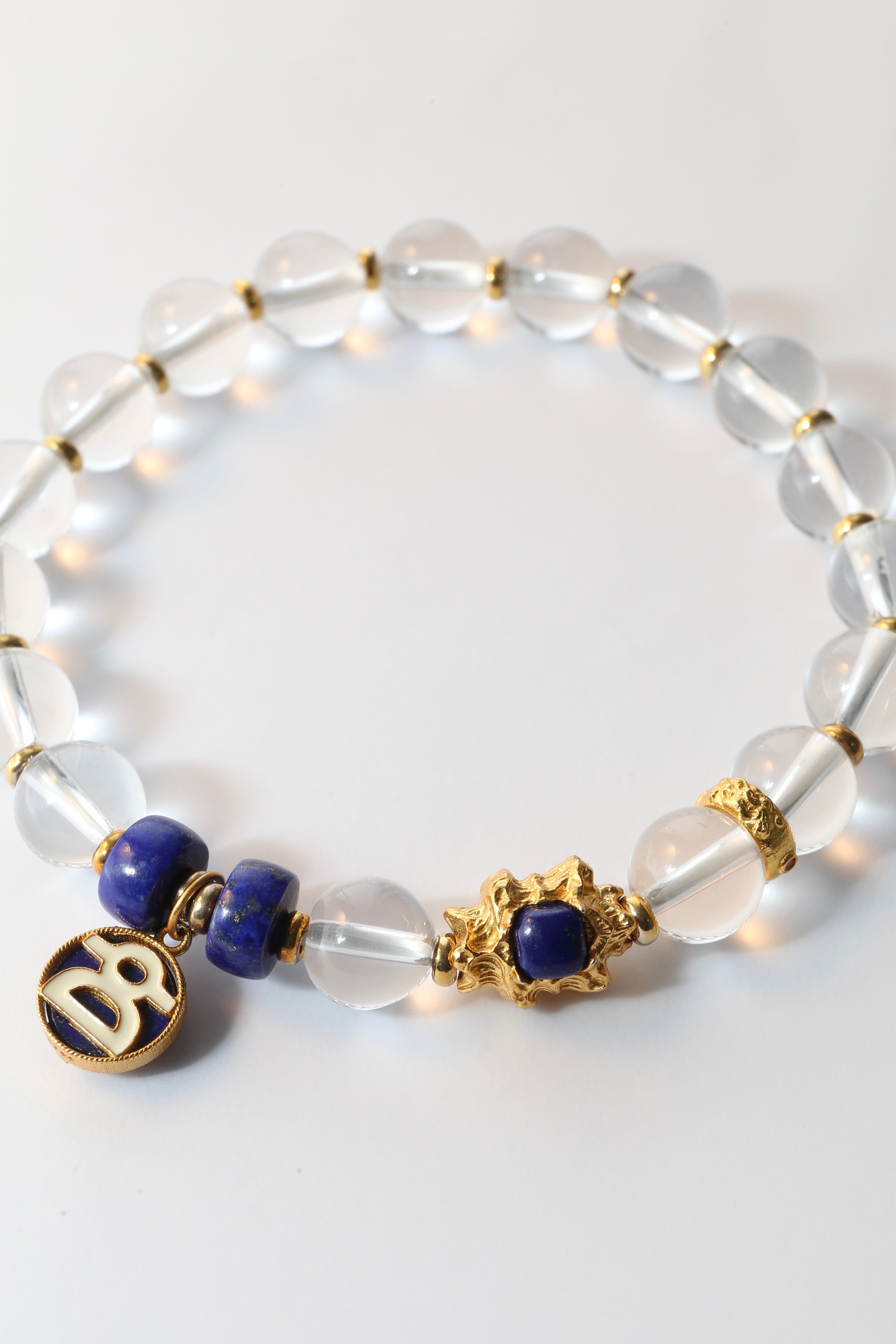 Quartz & Lapis Bracelet