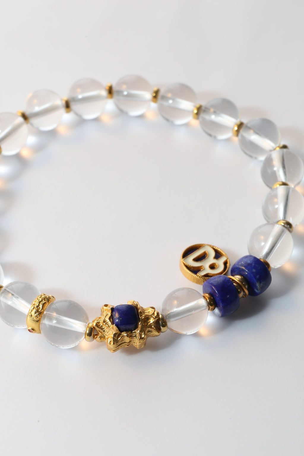 Quartz & Lapis Bracelet