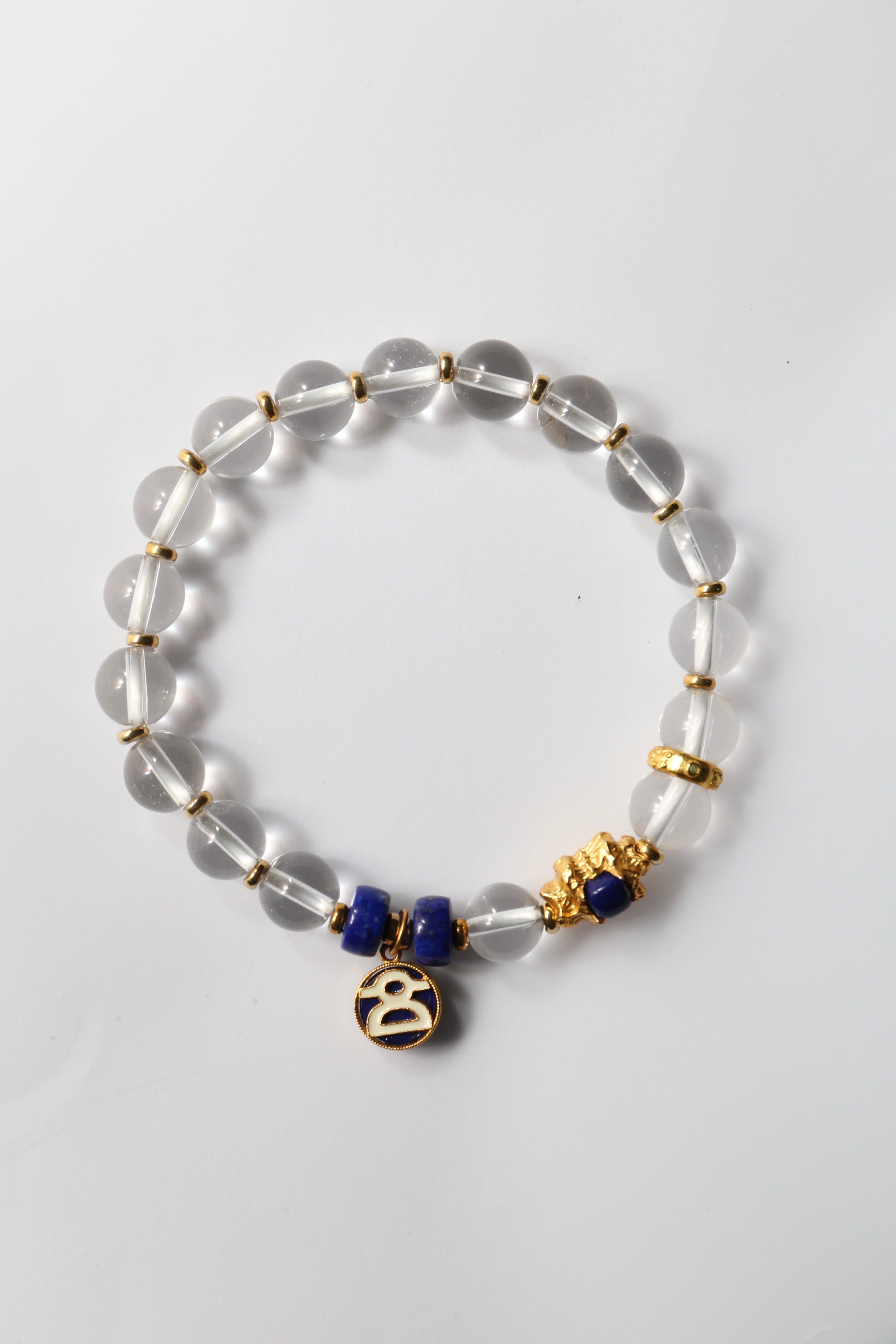 Quartz & Lapis Bracelet