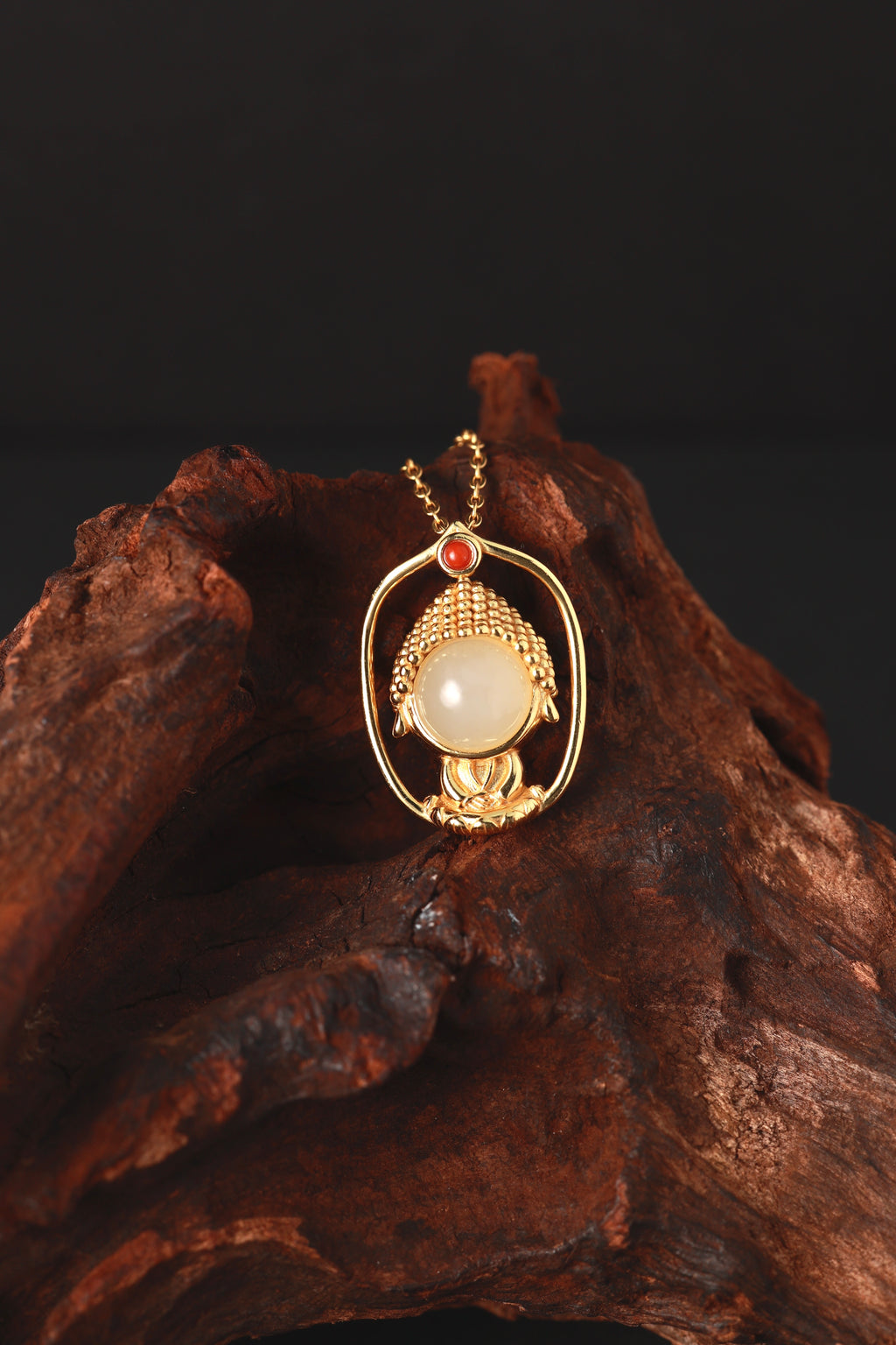 Baby Buddha Hetian Jade Pendant