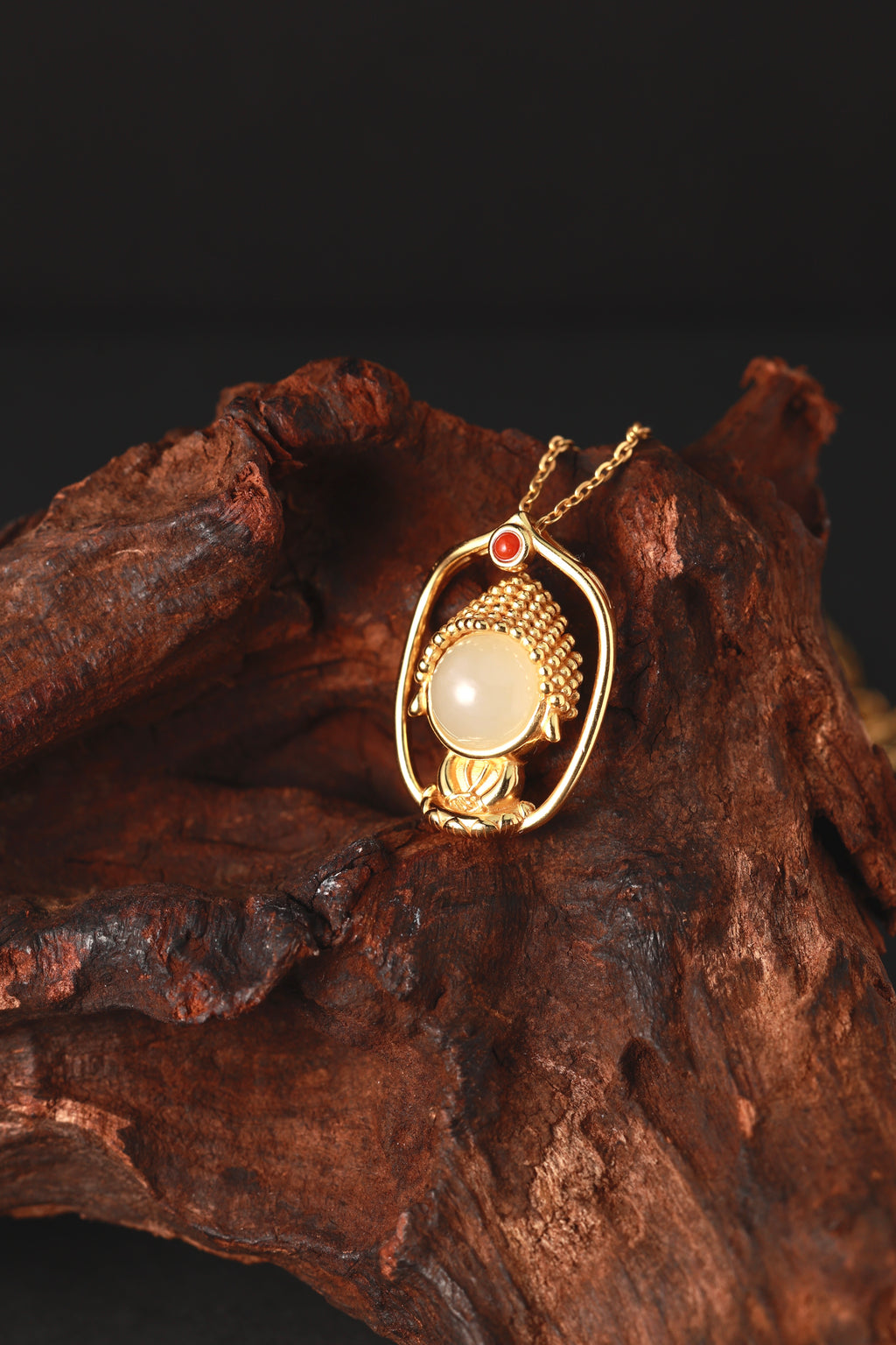 Baby Buddha Hetian Jade Pendant