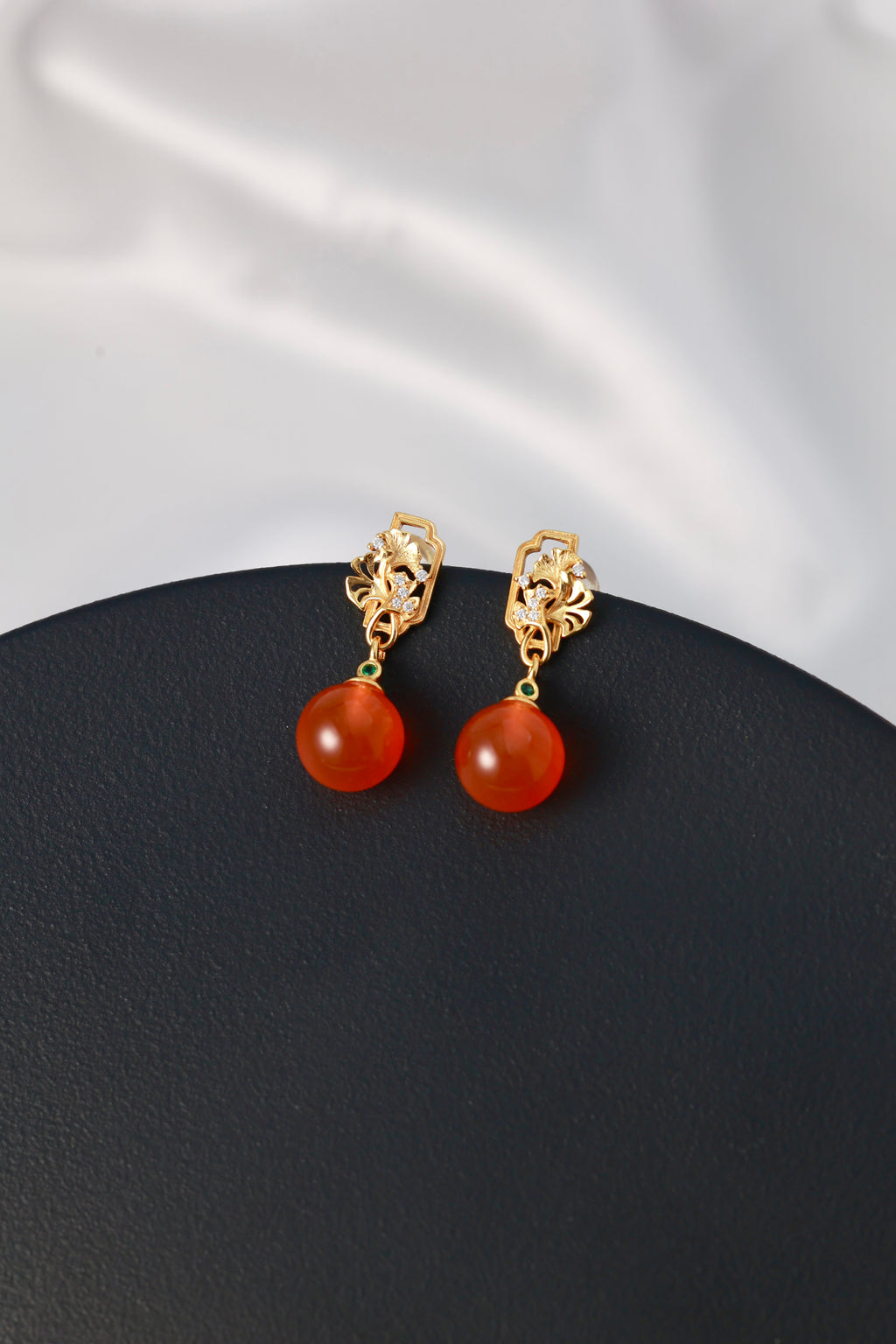 Golden Pavilion Autumn Earrings