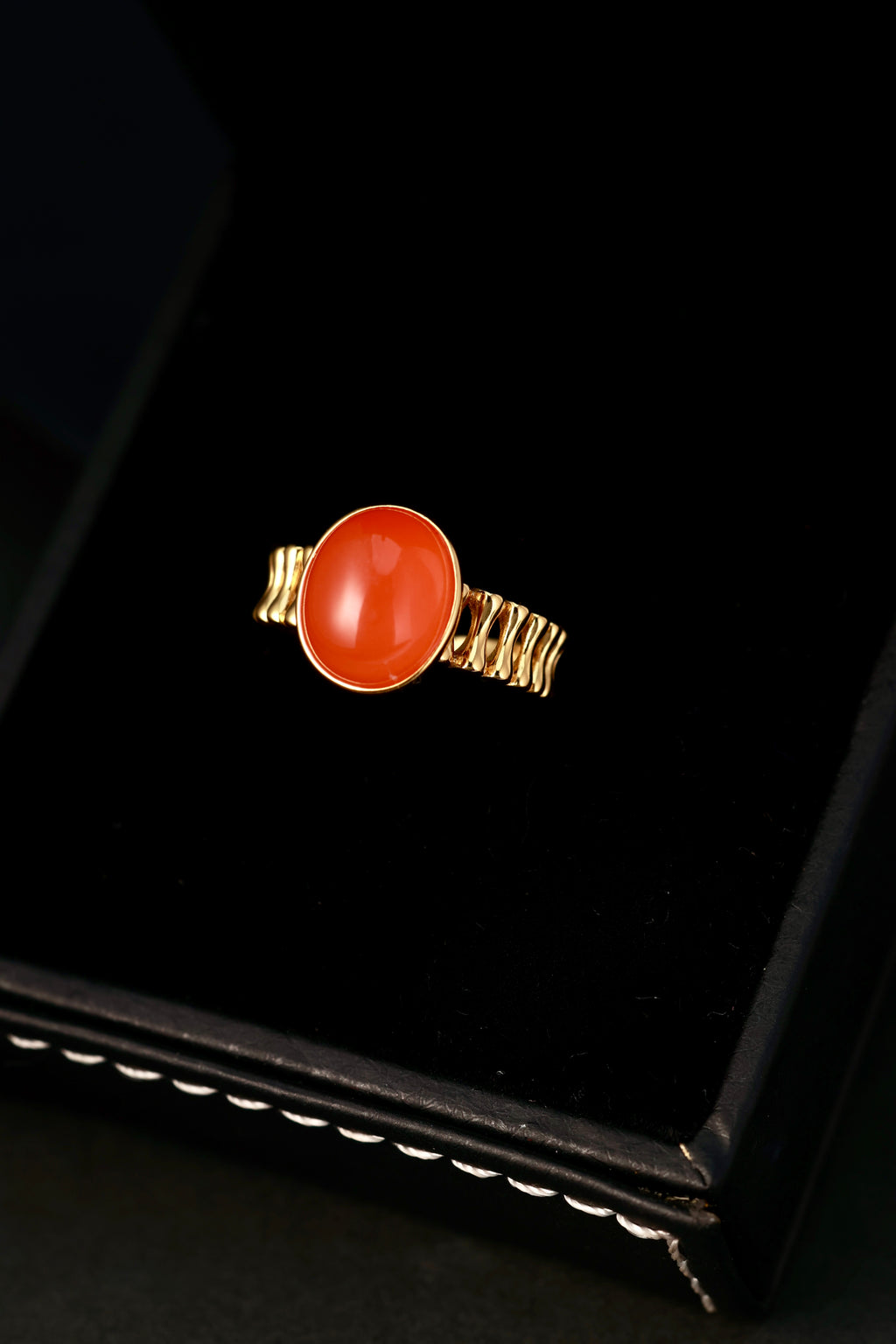 Crimson Jadeite Ring