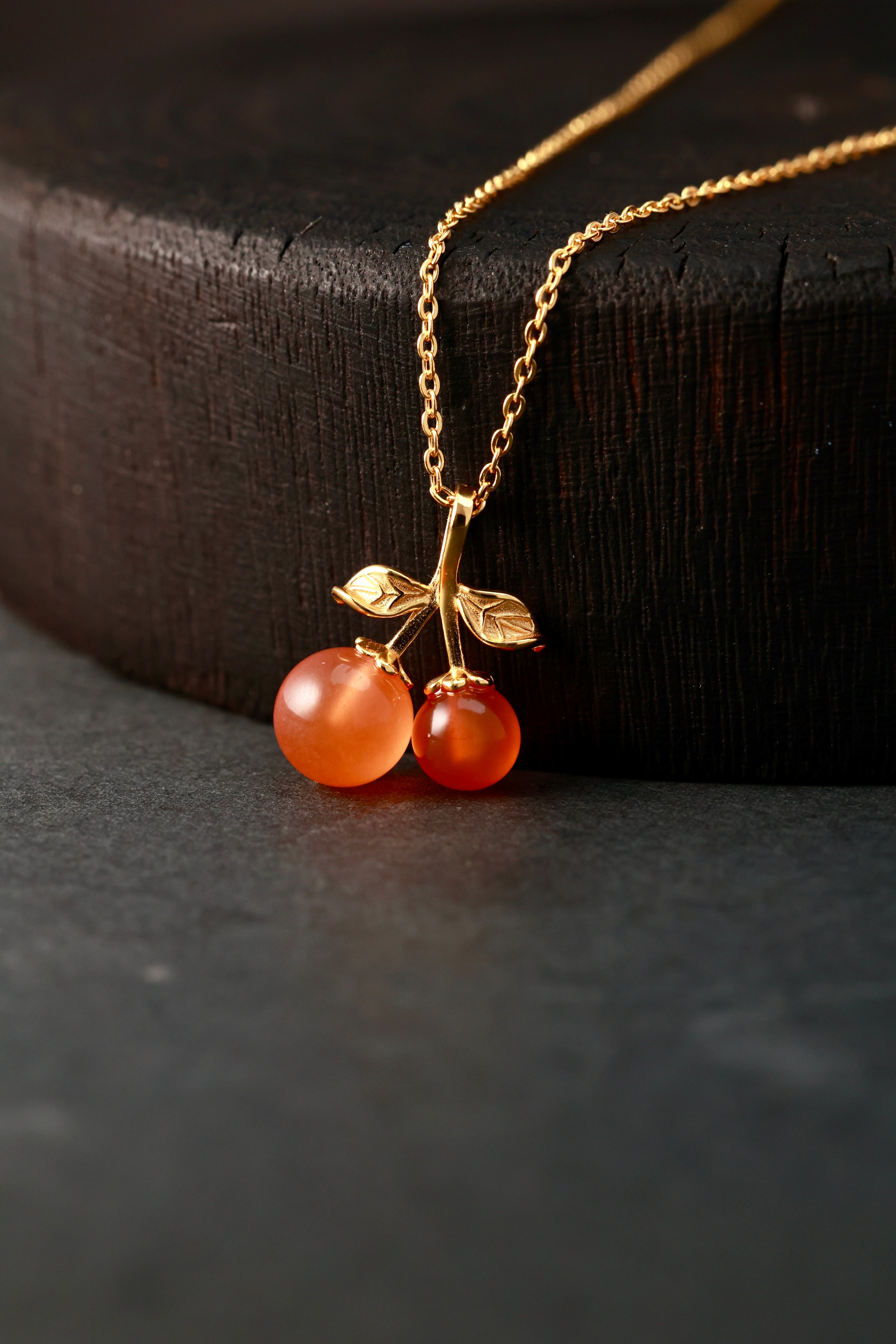 Cherry Blossom Pendant Necklace