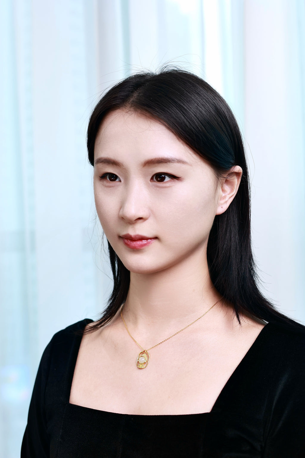 Baby Buddha Hetian Jade Pendant